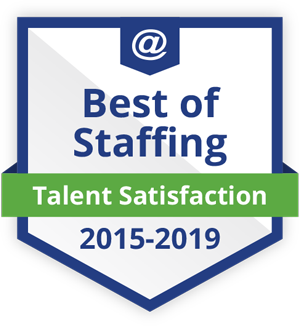 AtWork - Best of Staffing Talent Satisfaction 2015-2019 Award